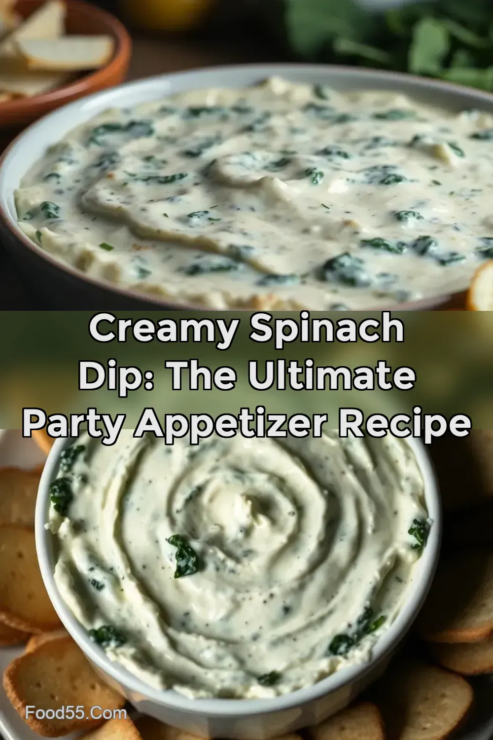 Classic Creamy Spinach Dip Recipe A CrowdPleasing…