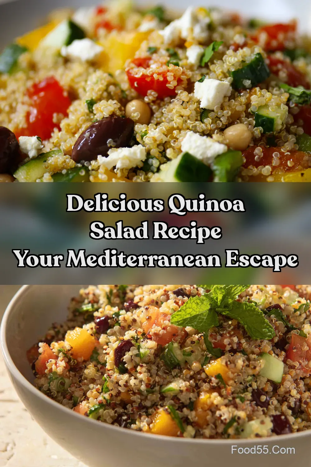 Sunshine Mediterranean Quinoa Salad Taste of the Isles -…