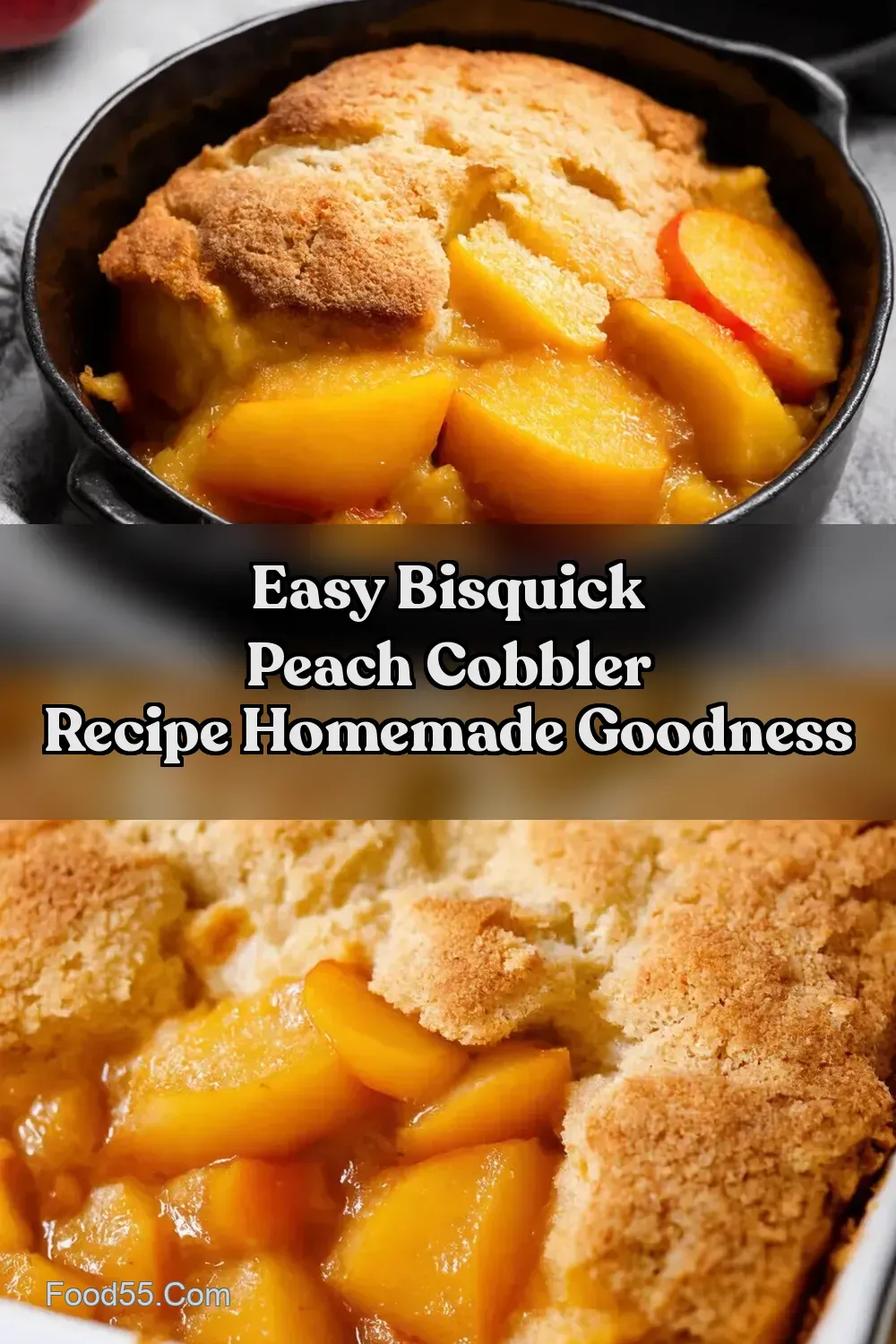 Bisquick Peach Cobbler Recipe Easiest Most Delicious -…