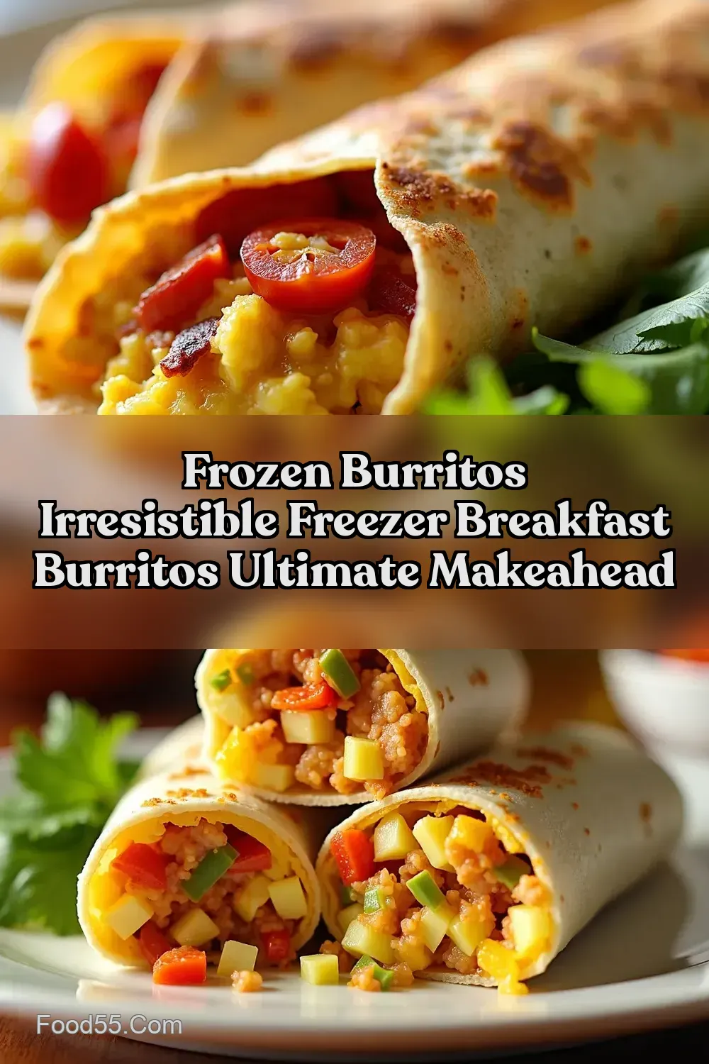 MakeAhead Freezer Breakfast Burritos My GoTo CrowdPleaser -…