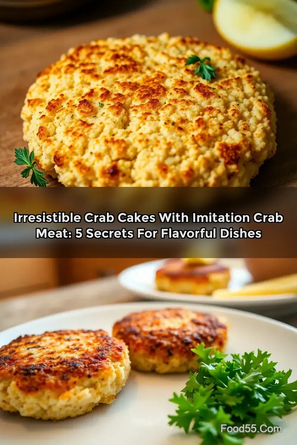 Easy & Delectable Crab Cakes with Imitation Crab Meat A…
