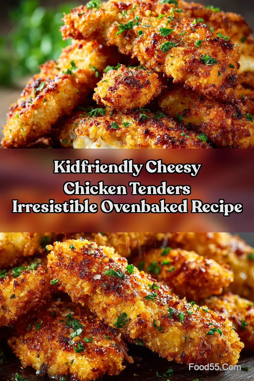 Kid Friendly Chicken Dinner Cheesy Baked Tenders My Family…