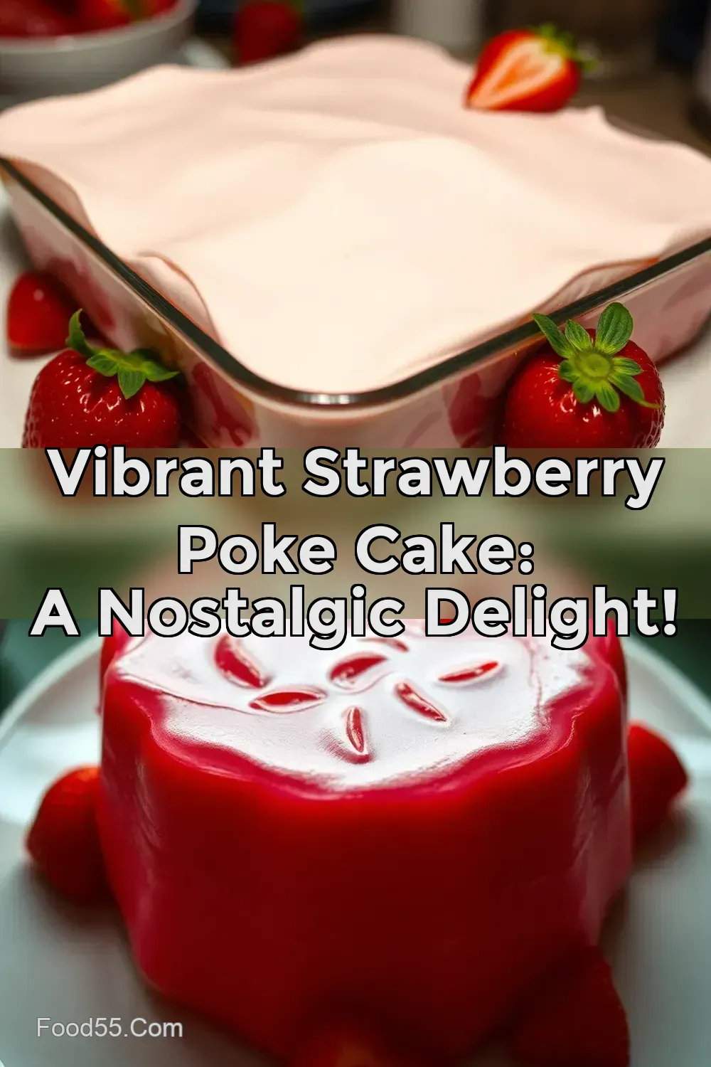 Strawberry Jello Cake: A Retro Delight! - Food55