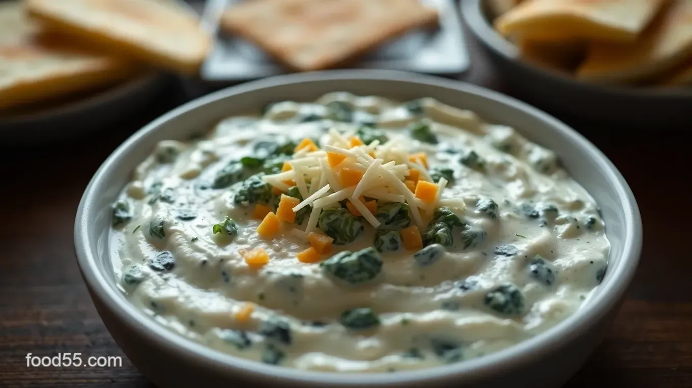 My Family' s Favorite Creamy Espinaca Dip with a Zesty Twist Creamy Espinaca Dip with a Zesty Twist