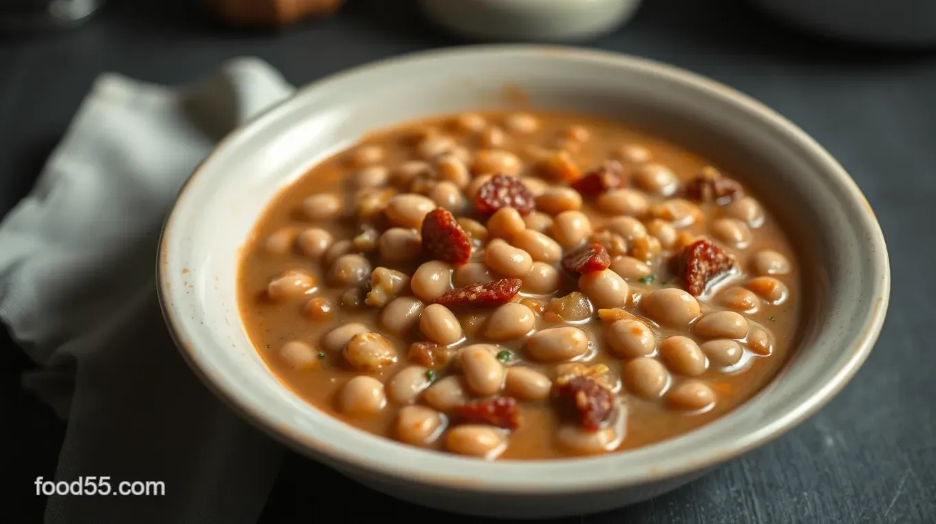 Hearty Great Northern Beans Recipe: Creamy Stew with Chorizo Creamy Great Northern Bean Stew with Smoky Chorizo
