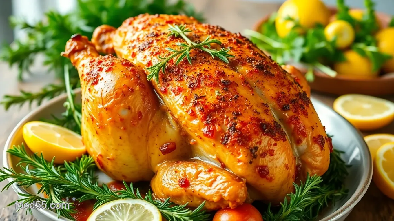 Crispy Convection Oven Roast Chicken