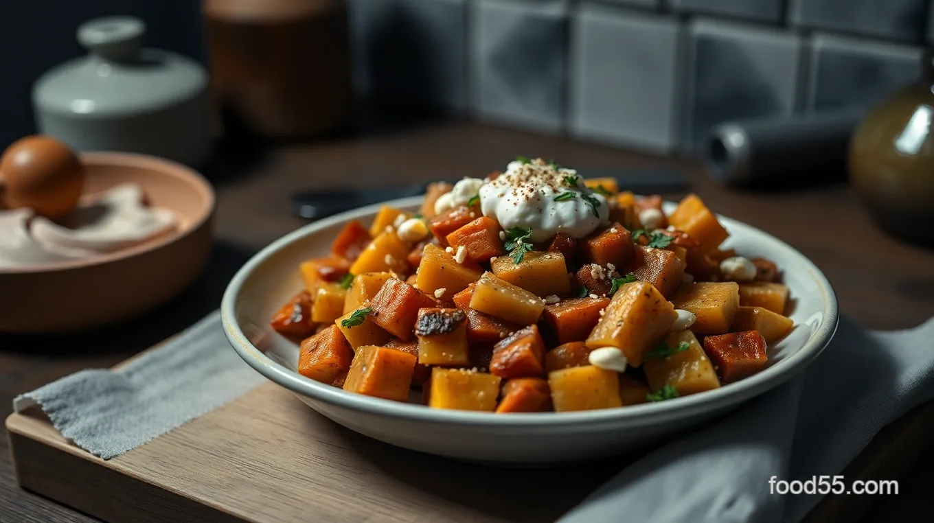 Mediterranean Stir Fry with Skordalia