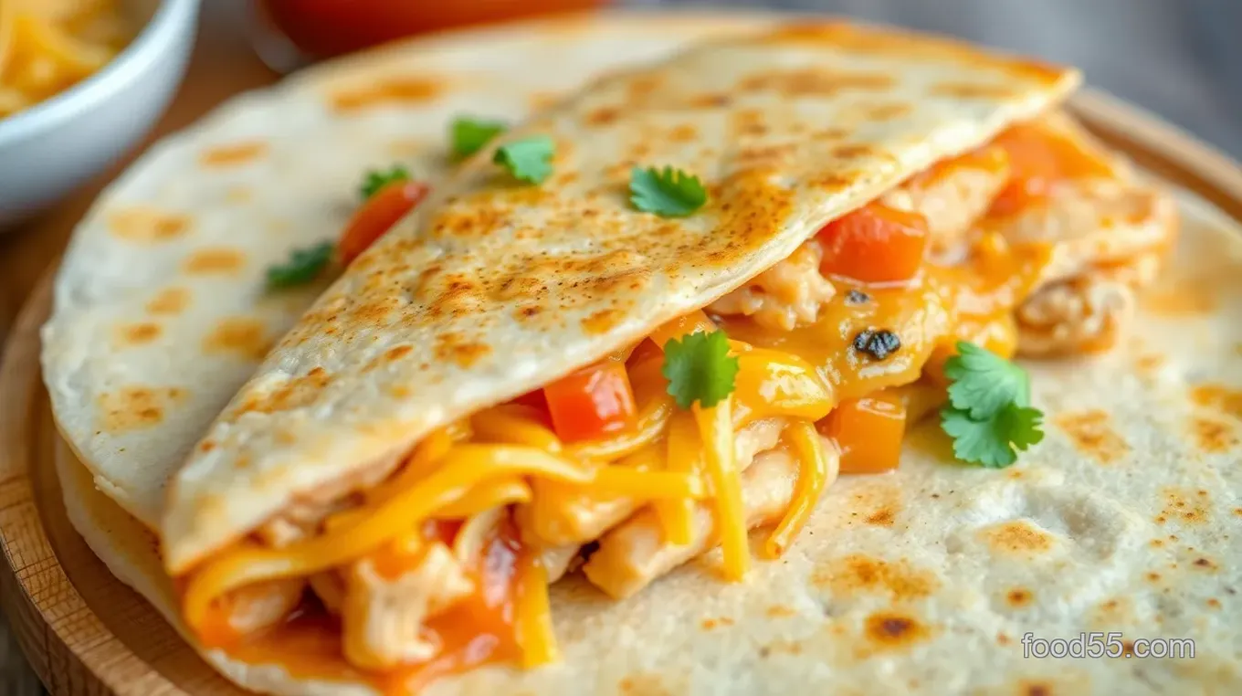 Cheesy Chicken Quesadillas