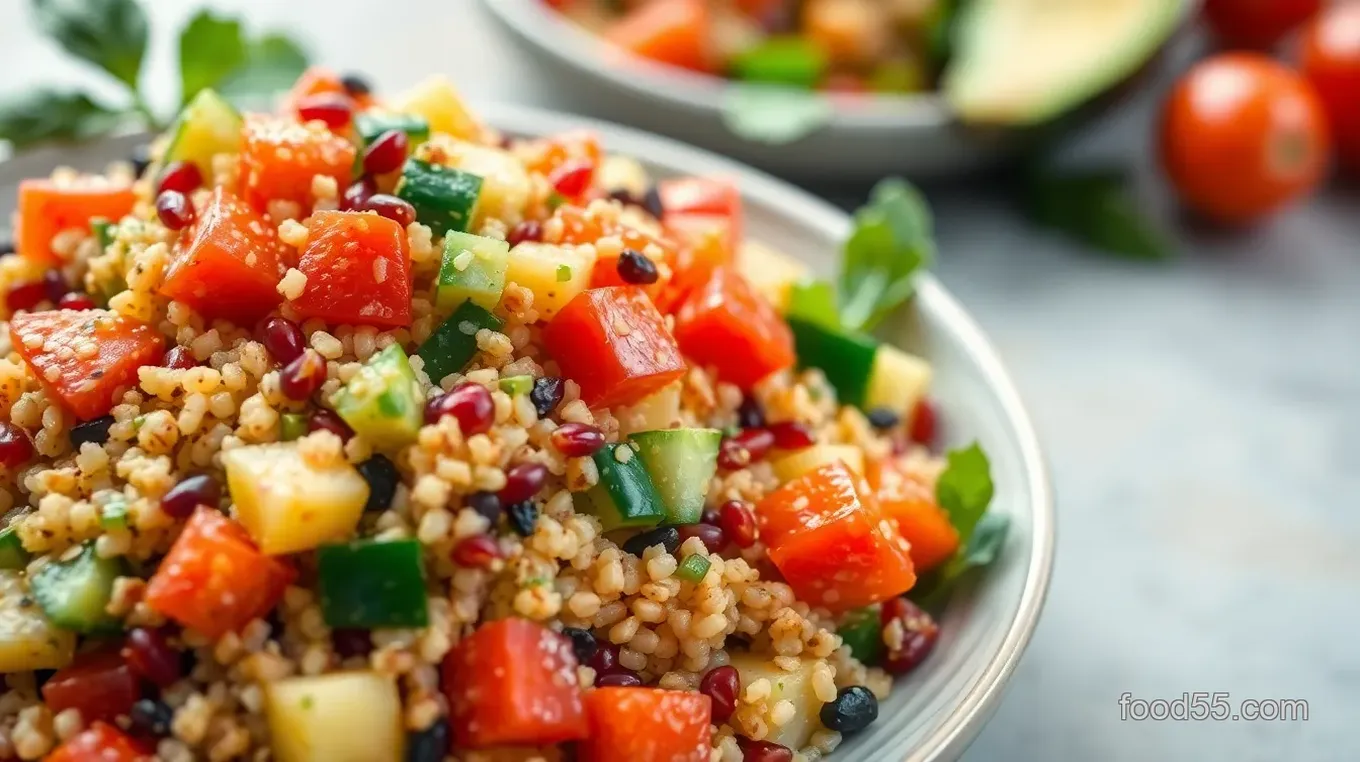 Spiced Quinoa and Vegetable Salad