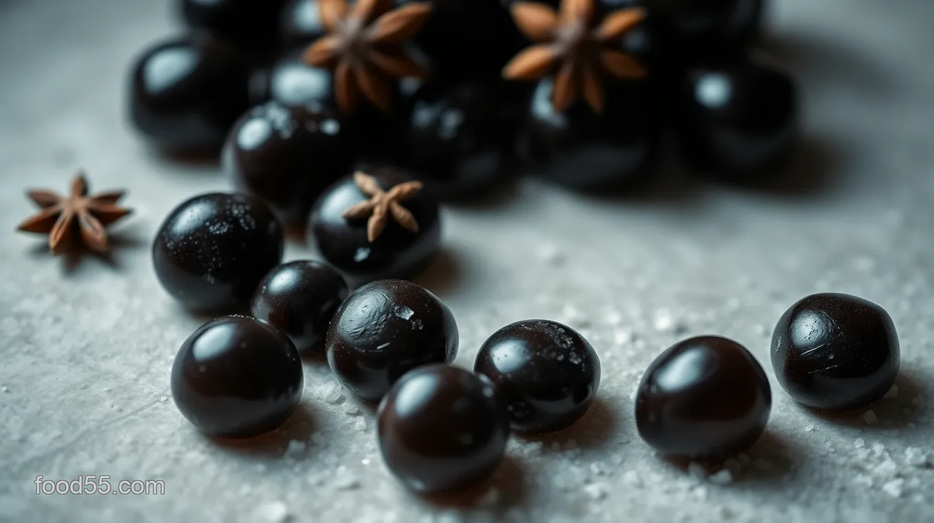 Sweet Anise Black Jellybeans