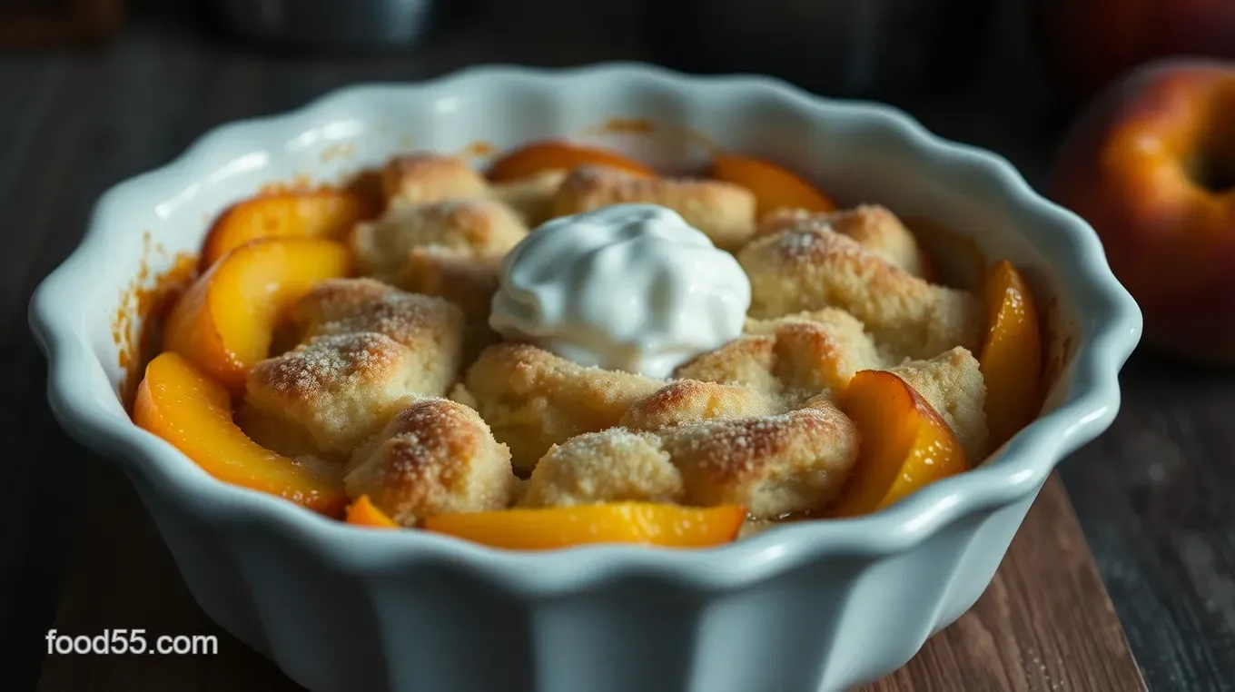 Sweet Summertime Peach Cobbler Recipe with Fresh Peaches: A Family Favorite Sweet Summertime Peach Cobbler