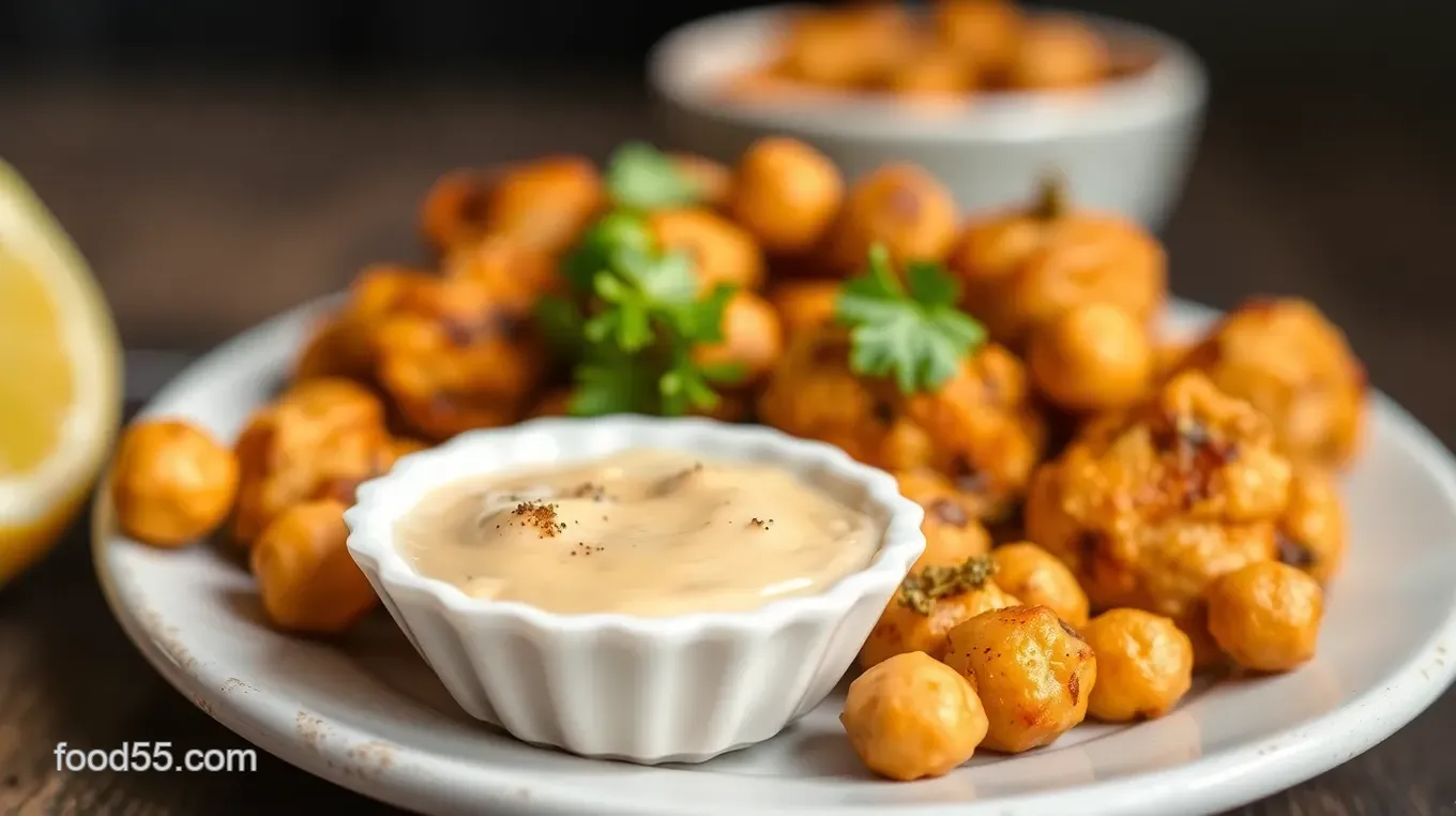 Spicy Roasted Chickpea Bites