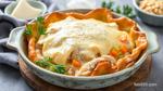 Bake Chicken Pastry with Creamy Filling