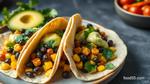 Cook Veggie Tacos with Avocado Creamy Sauce