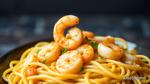 Sautéed Shrimp Pasta with Spicy Garlic Goodness