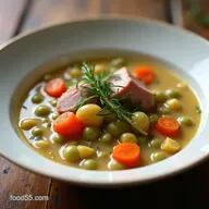 Creamy Instant Pot Split Pea Soup Recipe Ready in 50 Mins