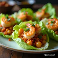 Zesty Shrimp Dumpling Filling for Lettuce Wraps or Rice Bowls