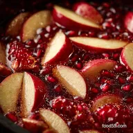 Apple and Pomegranate Sparkling Thanksgiving Mockt: Easy Festive Punch