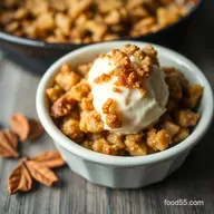 Apple-solutely Easy easy apple crisp recipe: Autumn in a Pan!