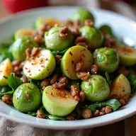 Fall Brussels Sprout Salad with Apples My Favorite Autumn Harvest