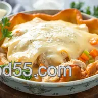 Ultimate Bake Chicken Pastry with Creamy Filling: My Family's Favorite!