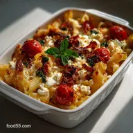 Baked Feta Pasta: Velvety Cream Sauce