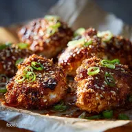 Baked or Air Fried Sesame Chicken: Crispy Fakeaway Recipe