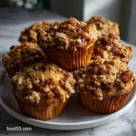 Cinnamon Apple Muffins: Bakery-Style Dome Streusel