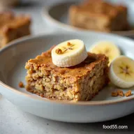 Chewy Banana Split Quinoa Oat Bars Recipe Healthy Treat