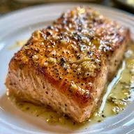 Basic Grilled Salmon Fillet with Butter