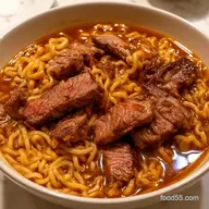Beef Ramen Noodle Soup in 25 Minutes