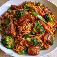 Beef Ramen Stir Fry in 25 Minutes
