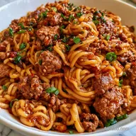 Beef Sesame Ramen Skillet: Rich and Glossy