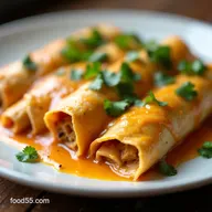 Best Homemade Chicken Enchiladas with Creamy Green Sauce