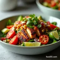 Blackened Chicken Fiesta Salad My Weeknight Favorite Smoky Bright