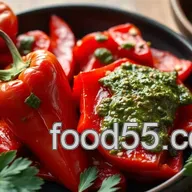 My Grandmother's Secret: Blend Roasted Red Peppers with Chimichurri