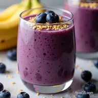 5Minute Blueberry Banana PB Smoothie Best Breakfast Fuel
