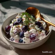 Blueberry Fluff Salad: Creamy & Fruity Dessert