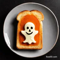 Spooktacular Ghost Toast My Easy Halloween Breakfast