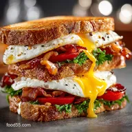Breakfast BLT Egg Sandwich My GoTo Easy Weekday Brunch