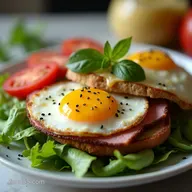 The Ultimate Breakfast BLT Salad with MapleDijon Dressing