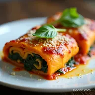 Butternut Squash and Spinach Lasagna Cozy RollUps I Make Every Fall