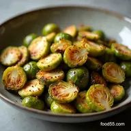 Crispy Cacio e Pepe Brussels Sprouts Recipe Roasted Sides