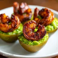 Cajun Guacamole Shrimp Cups: Zesty and Creamy
