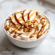 Caramel Apple Cheesecake Dip in 10 Minutes: Creamy and Fluffy