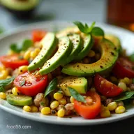 Best Charred Corn Avocado Tomato Salad Recipe Easy Summer Side