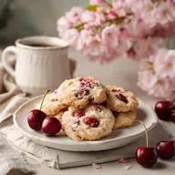 Cherry Almond Cookies in 25 Minutes