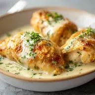 Chicken Pillows with Parmesan Sauce