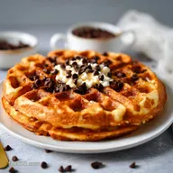 Chocolate Chip Waffles: Crispy in 20 Minutes