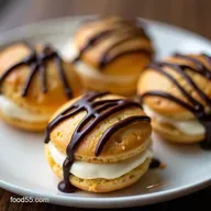 Chewy Chocolate Drizzled Coconut Macaroons Recipe